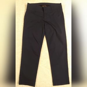 Junior's size 5 Susie Rose Navy Stretch Cotton Ankle Capri Pants